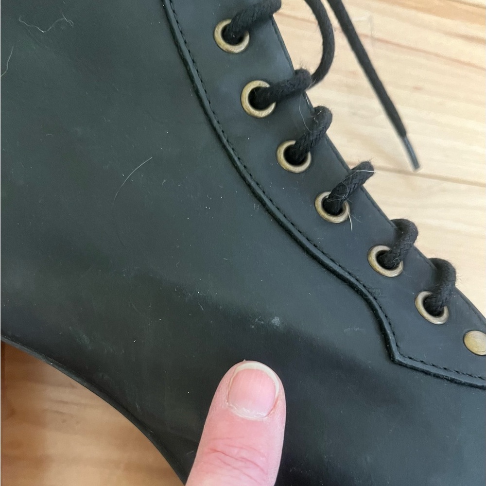 20% OFF 2+ BUNDLES! “Lita” Jeffrey Campbell Leather Boots. Black. Size 8M - Picture 6 of 12
